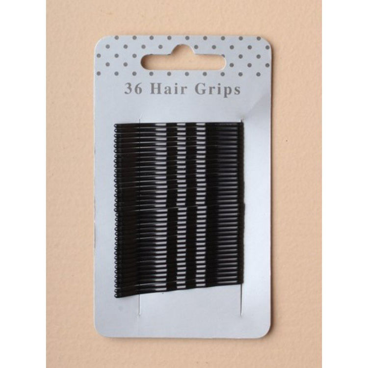 Picture of 0678- Card of 36 Black enamel kirby grips.